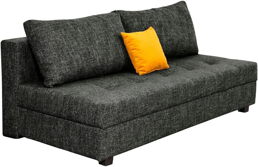 COLLECTION AB Slaapbank DARIA inclusief slaapfunctie en bedlade Slaapbank bedfunctie bedlade inclusief rugkussens veerkern - Foto 10