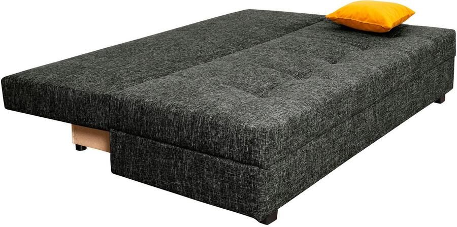 COLLECTION AB Slaapbank DARIA inclusief slaapfunctie en bedlade Slaapbank bedfunctie bedlade inclusief rugkussens veerkern - Foto 7