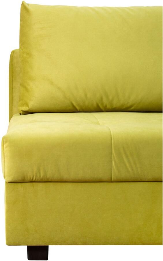 COLLECTION AB Slaapbank DARIA inclusief slaapfunctie en bedlade Slaapbank bedfunctie bedlade inclusief rugkussens veerkern - Foto 4