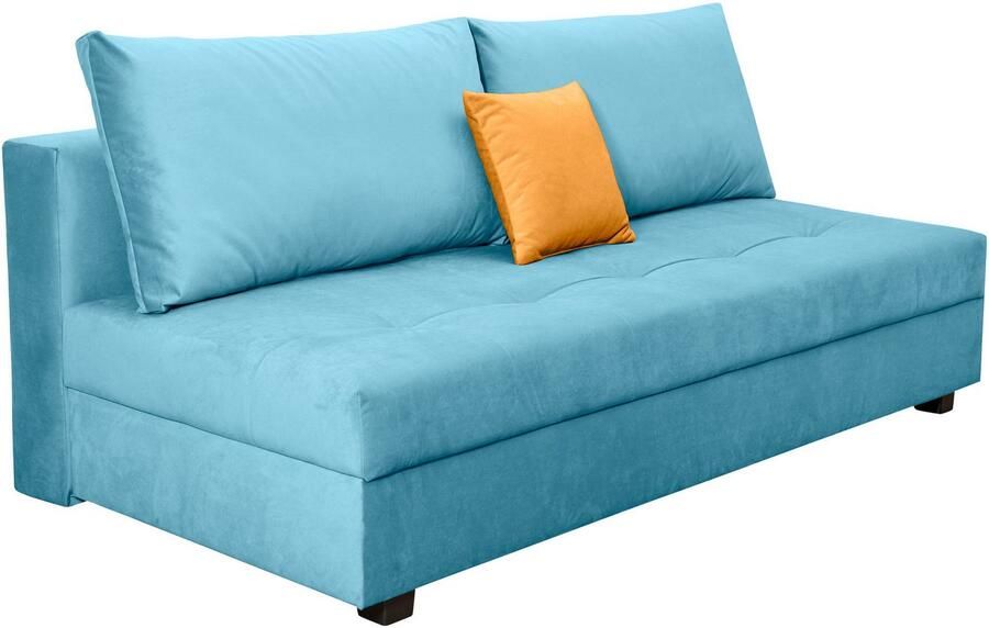 COLLECTION AB Slaapbank DARIA inclusief slaapfunctie en bedlade Slaapbank bedfunctie bedlade inclusief rugkussens veerkern - Foto 10