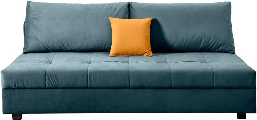 COLLECTION AB Slaapbank DARIA inclusief slaapfunctie en bedlade Slaapbank bedfunctie bedlade inclusief rugkussens veerkern - Foto 7