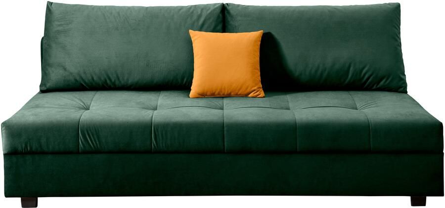 COLLECTION AB Slaapbank DARIA inclusief slaapfunctie en bedlade Slaapbank bedfunctie bedlade inclusief rugkussens veerkern - Foto 7