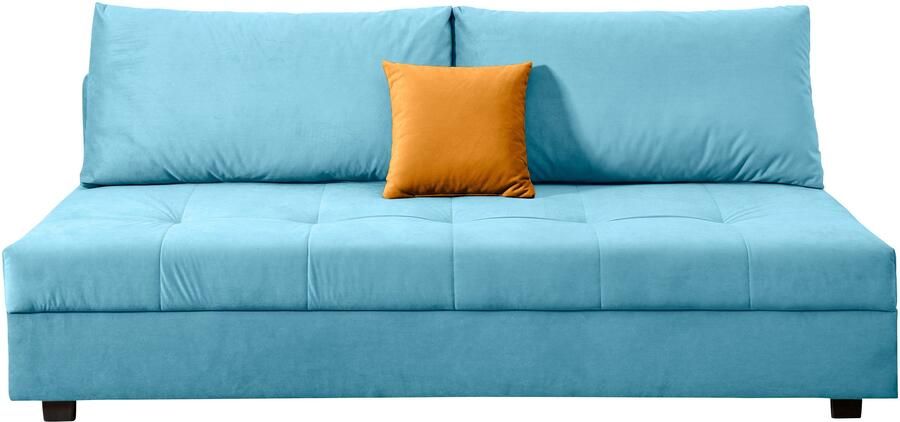 COLLECTION AB Slaapbank DARIA inclusief slaapfunctie en bedlade Slaapbank bedfunctie bedlade inclusief rugkussens veerkern - Foto 7