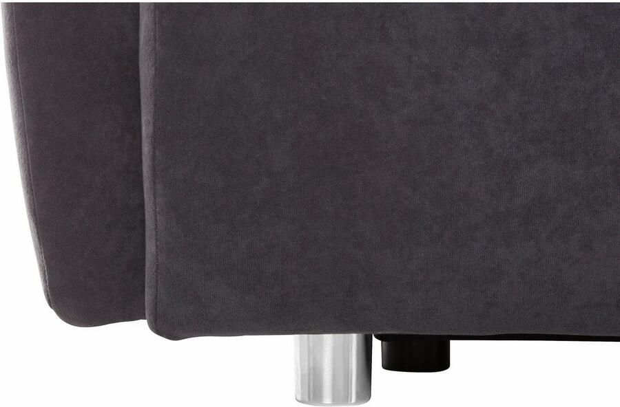 COLLECTION AB Slaapbank Funtastic met binnenvering slaapfunctie inclusief 2 rugkussens en 1 sierkussen - Foto 4