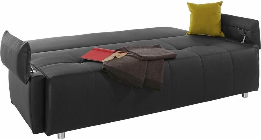 COLLECTION AB Slaapbank Funtastic met binnenvering slaapfunctie inclusief 2 rugkussens en 1 sierkussen - Foto 4