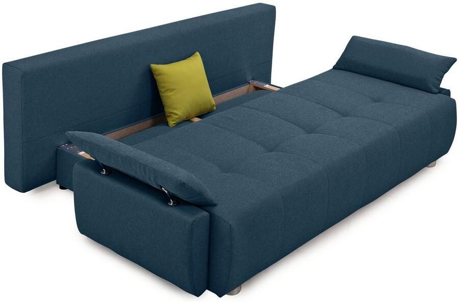 COLLECTION AB Slaapbank Funtastic met binnenvering slaapfunctie inclusief 2 rugkussens en 1 sierkussen - Foto 5