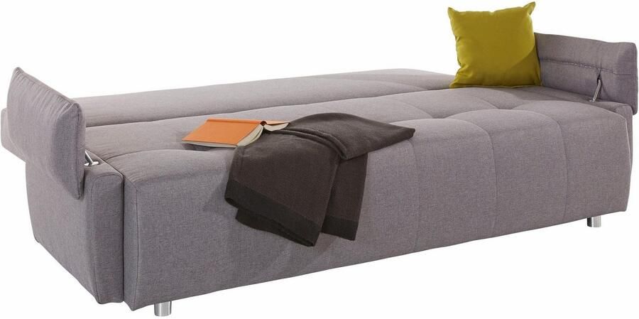 COLLECTION AB Slaapbank Funtastic met binnenvering slaapfunctie inclusief 2 rugkussens en 1 sierkussen - Foto 8