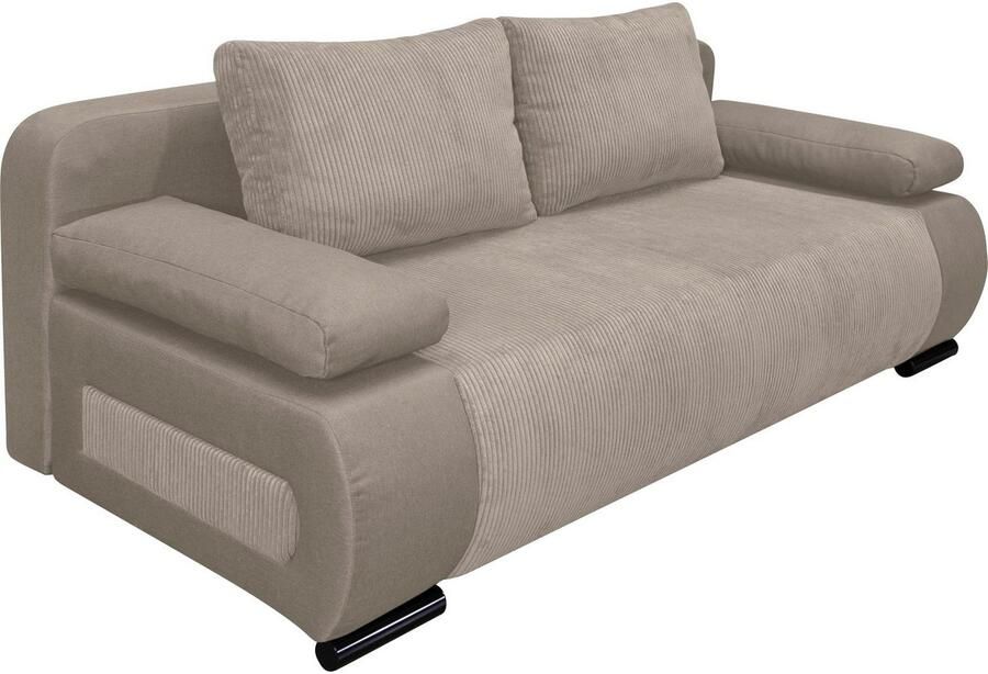 COLLECTION AB Slaapbank Moritz met slaapbank functie en bedbox comfortabele binnenvering