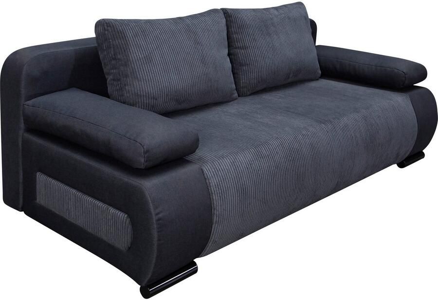 COLLECTION AB Slaapbank Moritz met slaapbank functie en bedbox comfortabele binnenvering