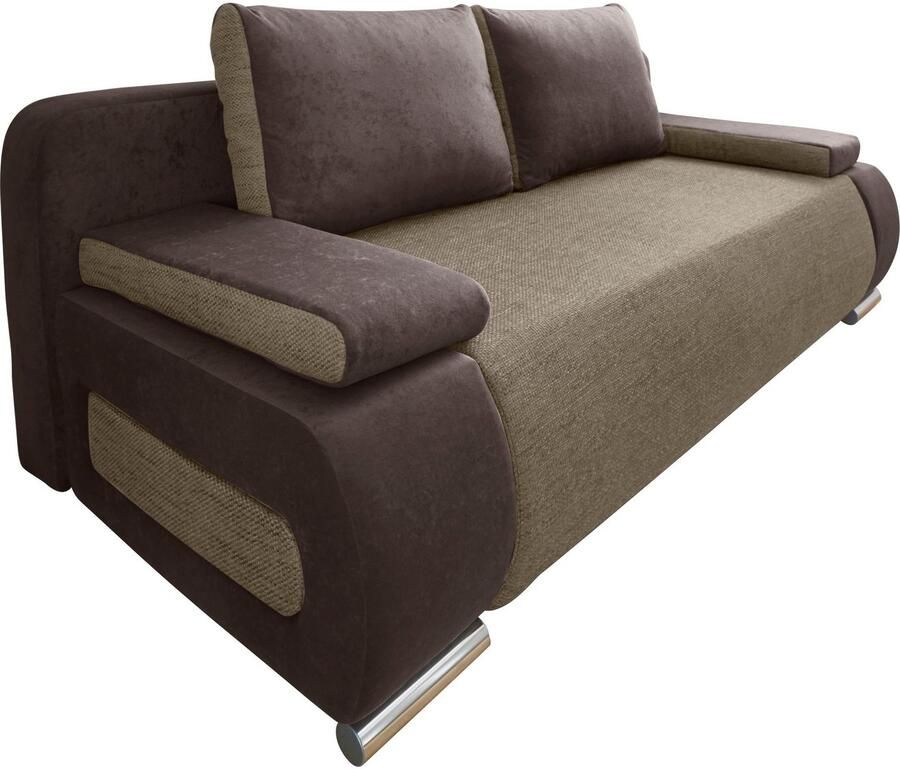 COLLECTION AB Slaapbank Moritz met slaapbank functie en bedbox comfortabele binnenvering