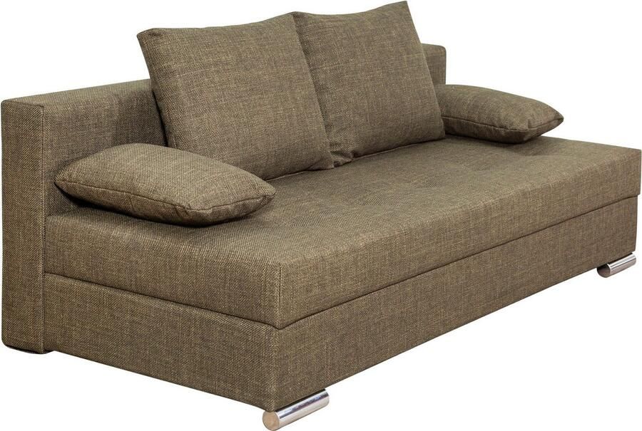 COLLECTION AB Slaapbank Tania met bedfunctie en bedlade comfortabele zitcomfort: veren-kern bekleding inclusief rugkussen - Foto 10