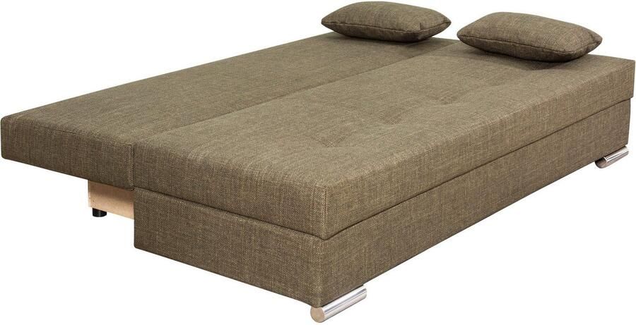 COLLECTION AB Slaapbank Tania met bedfunctie en bedlade comfortabele zitcomfort: veren-kern bekleding inclusief rugkussen - Foto 7