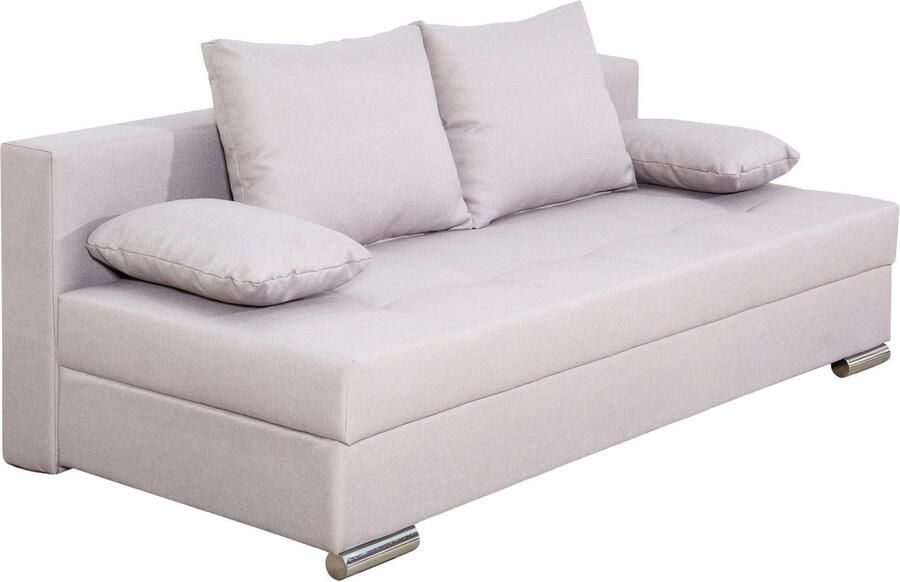 COLLECTION AB Slaapbank Tania met bedfunctie en bedlade comfortabele zitcomfort: veren-kern bekleding inclusief rugkussen - Foto 10