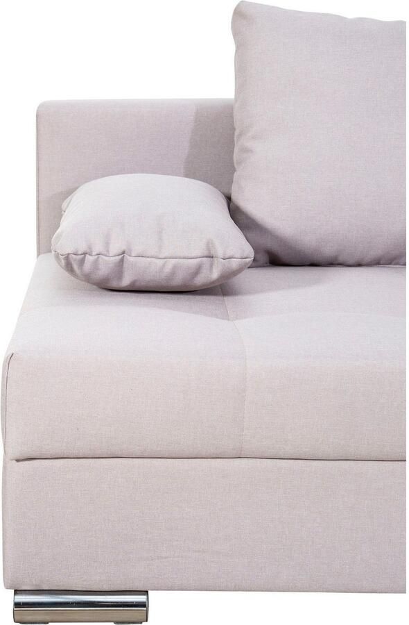 COLLECTION AB Slaapbank Tania met bedfunctie en bedlade comfortabele zitcomfort: veren-kern bekleding inclusief rugkussen - Foto 3