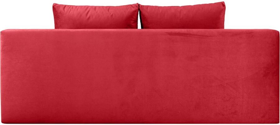 COLLECTION AB Slaapbank Tania met bedfunctie en bedlade comfortabele zitcomfort: veren-kern bekleding inclusief rugkussen - Foto 9