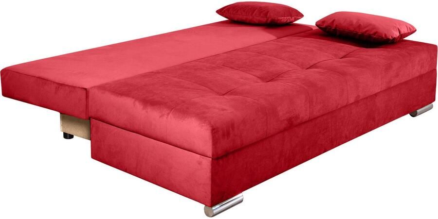 COLLECTION AB Slaapbank Tania met bedfunctie en bedlade comfortabele zitcomfort: veren-kern bekleding inclusief rugkussen - Foto 7