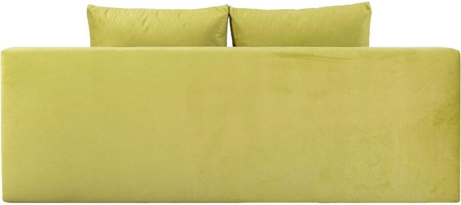 COLLECTION AB Slaapbank Tania met bedfunctie en bedlade comfortabele zitcomfort: veren-kern bekleding inclusief rugkussen - Foto 9