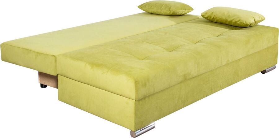 COLLECTION AB Slaapbank Tania met bedfunctie en bedlade comfortabele zitcomfort: veren-kern bekleding inclusief rugkussen - Foto 7