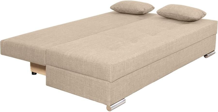 COLLECTION AB Slaapbank Tania met bedfunctie en bedlade comfortabele zitcomfort: veren-kern bekleding inclusief rugkussen - Foto 7