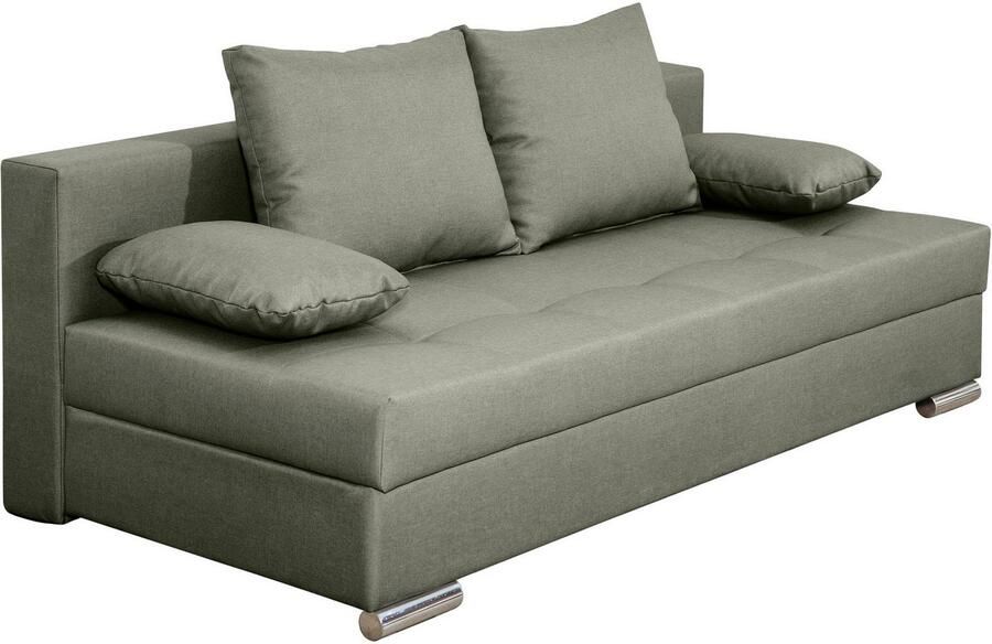 COLLECTION AB Slaapbank Tania met bedfunctie en bedlade comfortabele zitcomfort: veren-kern bekleding inclusief rugkussen - Foto 9