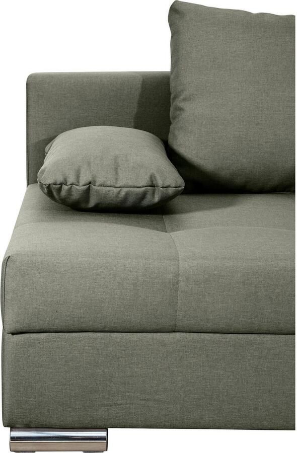 COLLECTION AB Slaapbank Tania met bedfunctie en bedlade comfortabele zitcomfort: veren-kern bekleding inclusief rugkussen - Foto 3