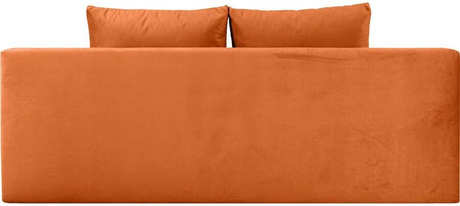 COLLECTION AB Slaapbank Tania met bedfunctie en bedlade comfortabele zitcomfort: veren-kern bekleding inclusief rugkussen - Foto 9