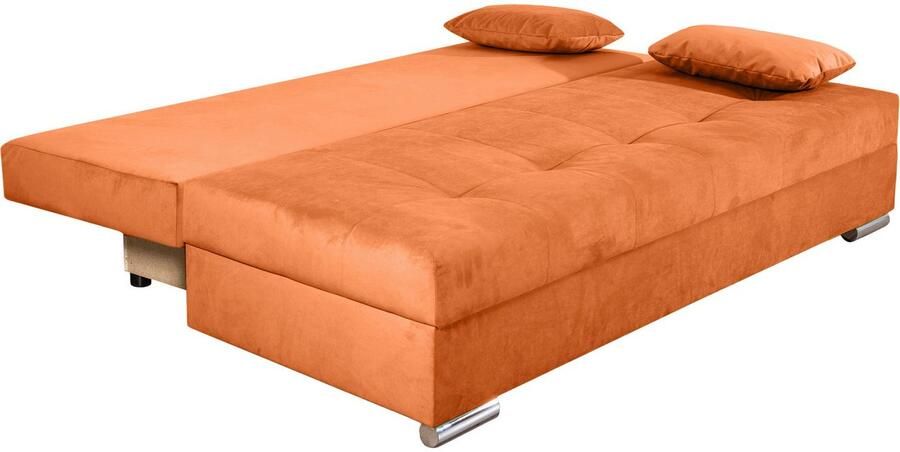 COLLECTION AB Slaapbank Tania met bedfunctie en bedlade comfortabele zitcomfort: veren-kern bekleding inclusief rugkussen - Foto 7