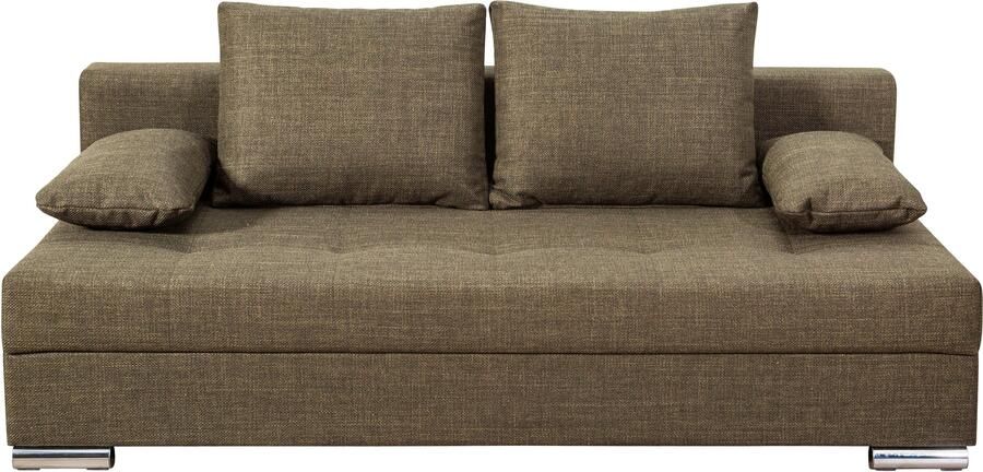 COLLECTION AB Slaapbank Tania met bedfunctie en bedlade comfortabele zitcomfort: veren-kern bekleding inclusief rugkussen - Foto 8