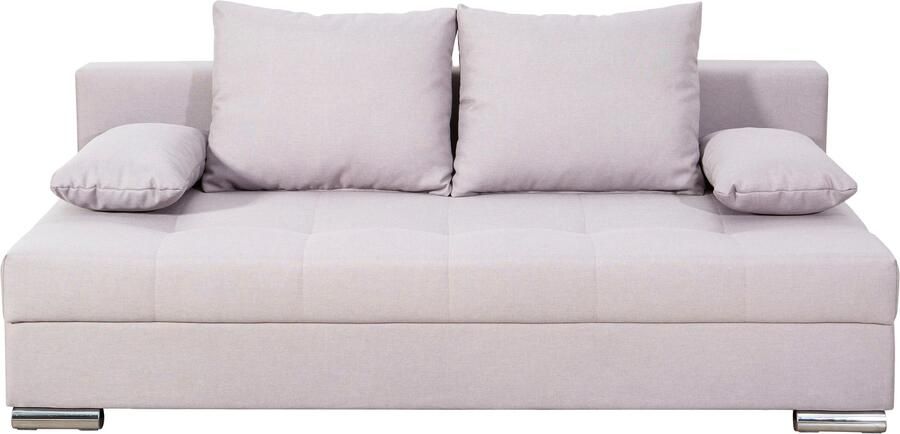 COLLECTION AB Slaapbank Tania met bedfunctie en bedlade comfortabele zitcomfort: veren-kern bekleding inclusief rugkussen - Foto 8