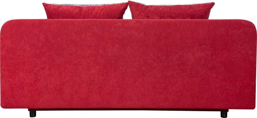 COLLECTION AB Slaapbank ULLA inclusief bedfunctie en opbergruimte Slaapbank bedfunctie bedlade incl. rugkussens armleuningkussens - Foto 9