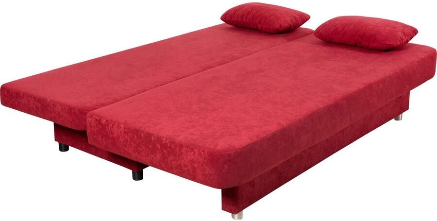 COLLECTION AB Slaapbank ULLA inclusief bedfunctie en opbergruimte Slaapbank bedfunctie bedlade incl. rugkussens armleuningkussens - Foto 7