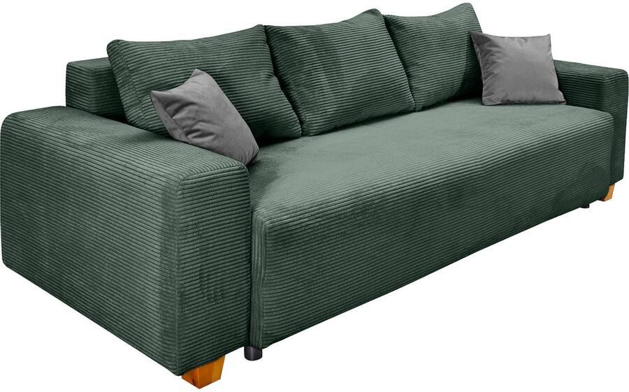 COLLECTION AB Slaapbank Yves ligoppervlak (B T): 142 194 cm incl. bedfunctie bedlade binnenvering & sierkussens - Foto 5