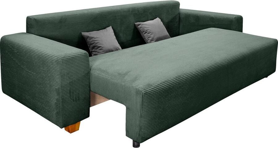 COLLECTION AB Slaapbank Yves ligoppervlak (B T): 142 194 cm incl. bedfunctie bedlade binnenvering & sierkussens - Foto 6