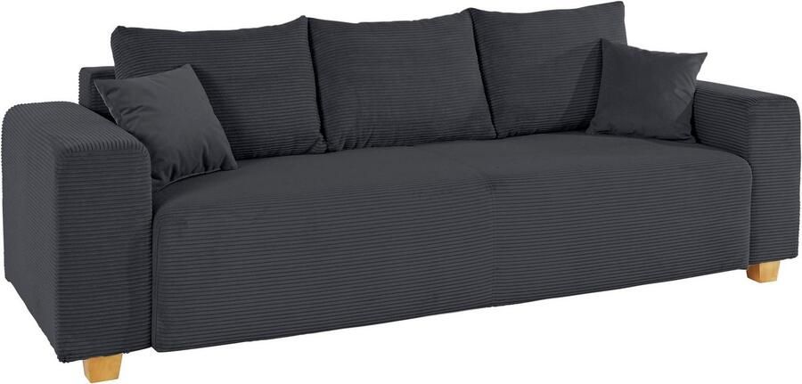 COLLECTION AB Slaapbank Yves ligoppervlak (B T): 142 194 cm incl. bedfunctie bedlade binnenvering & sierkussens - Foto 6