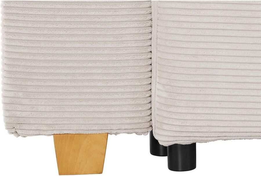 COLLECTION AB Slaapbank Yves ligoppervlak (B T): 142 194 cm incl. bedfunctie bedlade binnenvering & sierkussens - Foto 2