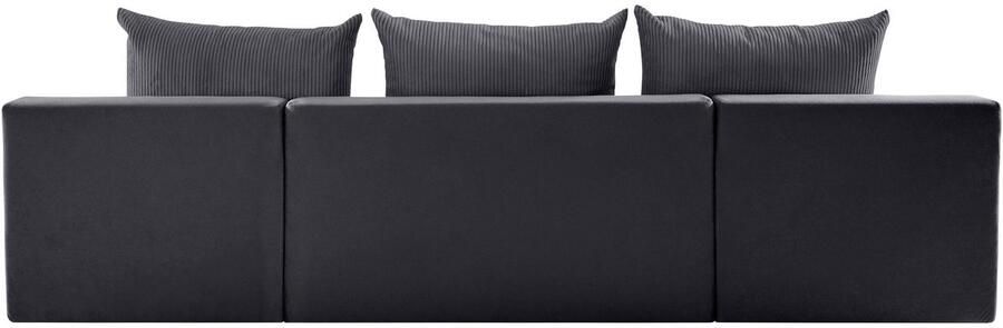 COLLECTION AB Zithoek Josy U-vorm slaapbank met bedlade flexibele recamière breedte: 269cm inclusief rugkussen cord - Foto 11