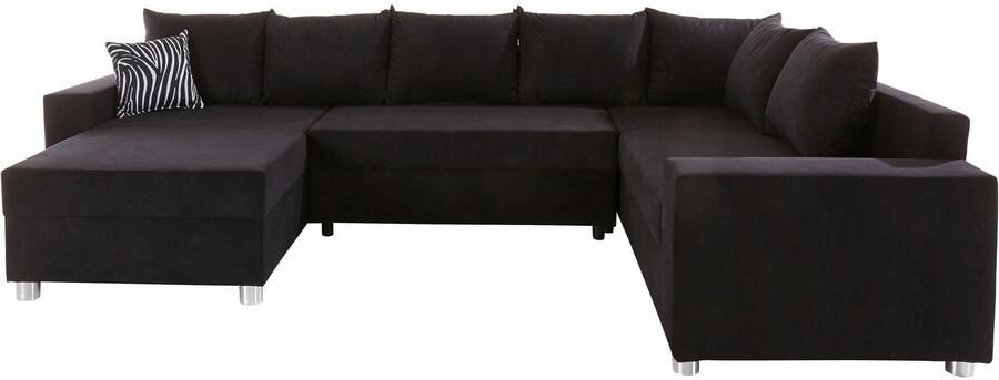 COLLECTION AB Zithoek Paris U-vorm met binnenvering naar keuze met slaapfunctie en bedkist - Foto 9