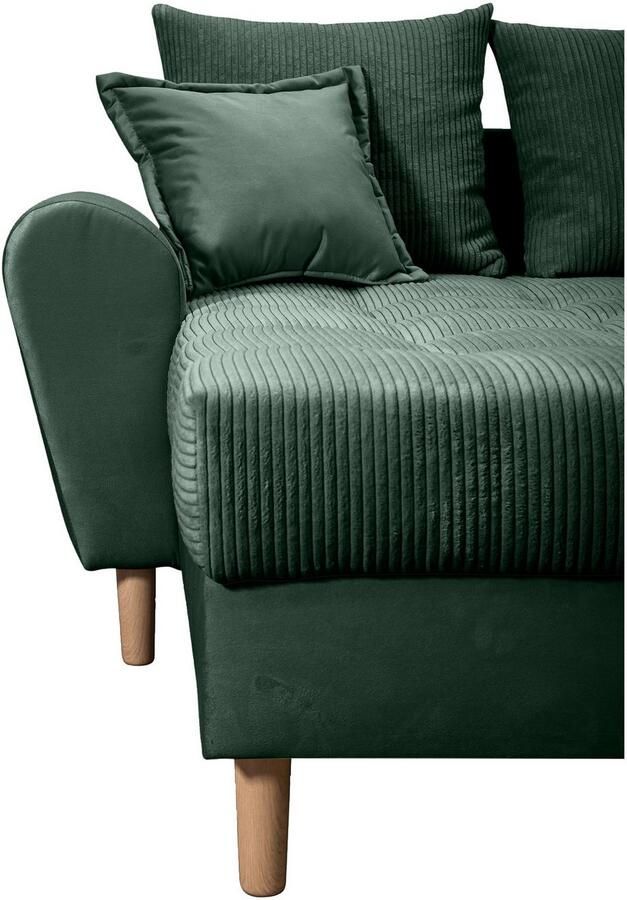 COLLECTION AB Zithoek Raisa U-vorm met vering kussens en stiksels in het zitgebied - Foto 5