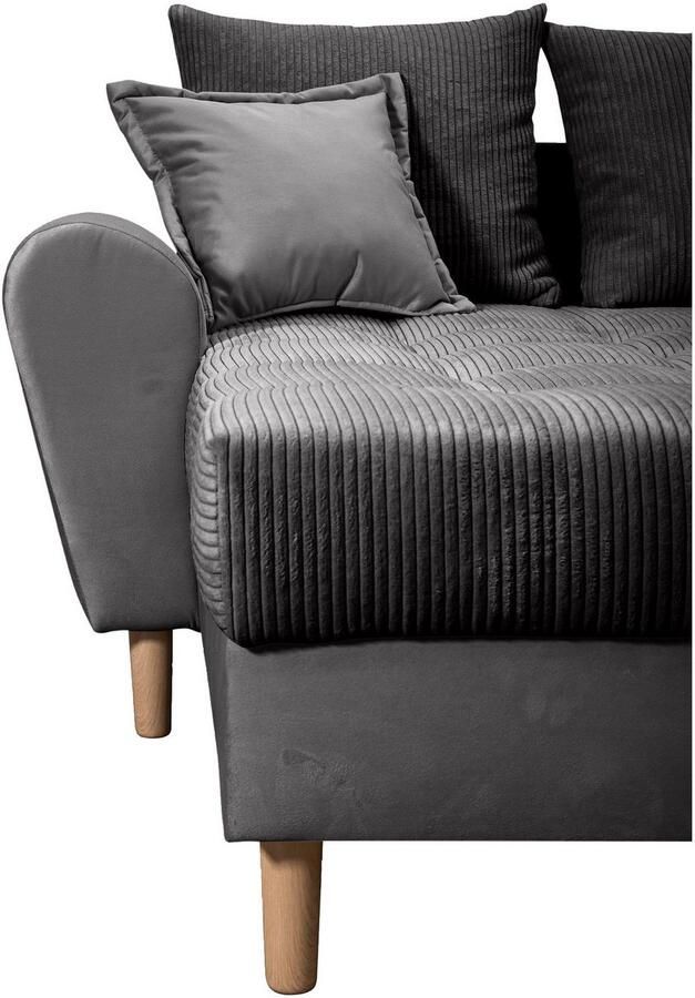 COLLECTION AB Zithoek Raisa U-vorm met vering kussens en stiksels in het zitgebied - Foto 5