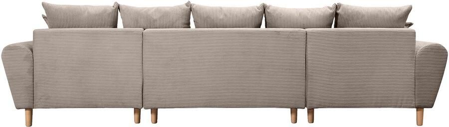 COLLECTION AB Zithoek Raisa U-vorm met vering kussens en stiksels in het zitgebied - Foto 7