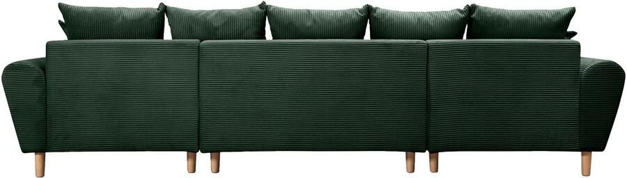 COLLECTION AB Zithoek Raisa U-vorm met vering kussens en stiksels in het zitgebied - Foto 7