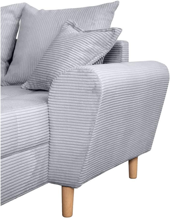 COLLECTION AB Zithoek Raisa U-vorm met vering kussens en stiksels in het zitgebied