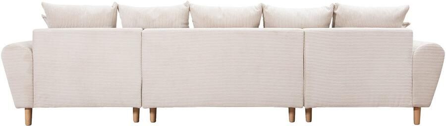 COLLECTION AB Zithoek Raisa U-vorm met vering kussens en stiksels in het zitgebied - Foto 7