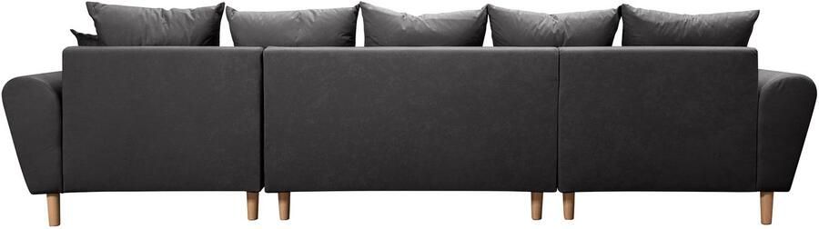 COLLECTION AB Zithoek Raisa U-vorm met vering kussens en stiksels in het zitgebied - Foto 7