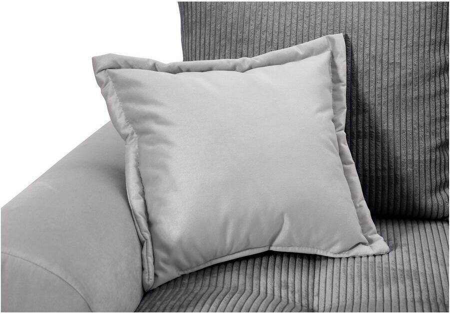 COLLECTION AB Zithoek Raisa U-vorm met vering kussens en stiksels in het zitgebied - Foto 4