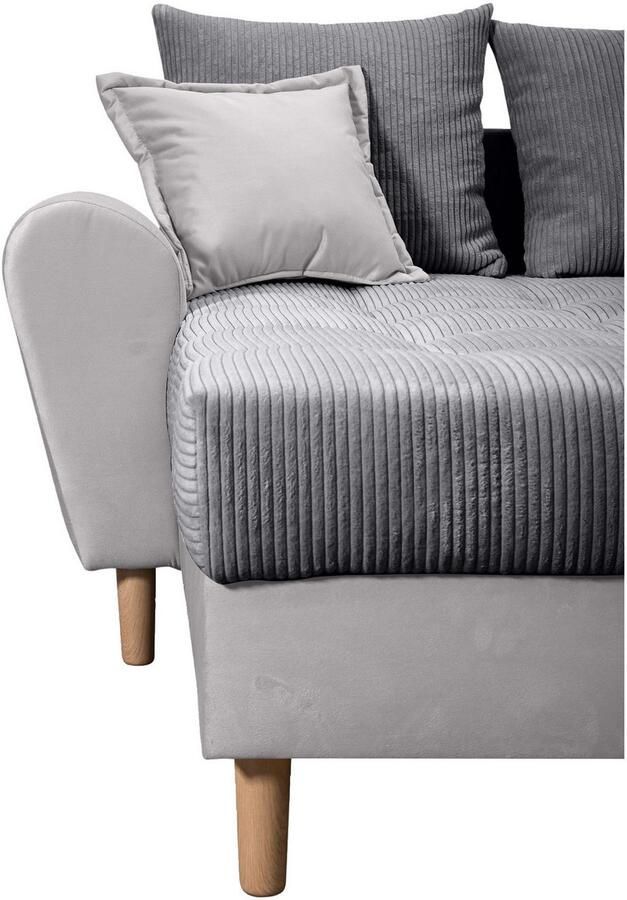 COLLECTION AB Zithoek Raisa U-vorm met vering kussens en stiksels in het zitgebied - Foto 5