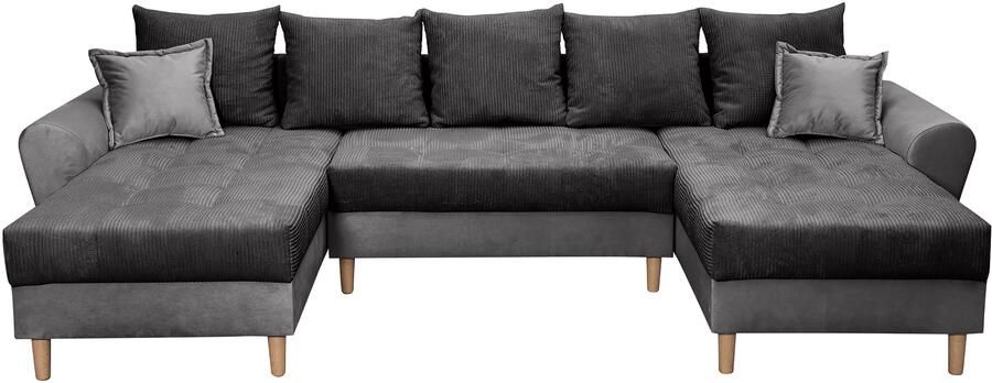 COLLECTION AB Zithoek Raisa U-vorm met vering kussens en stiksels in het zitgebied - Foto 8