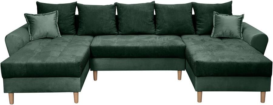 COLLECTION AB Zithoek Raisa U-vorm met vering kussens en stiksels in het zitgebied - Foto 8