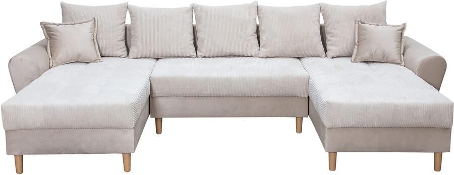 COLLECTION AB Zithoek Raisa U-vorm met vering kussens en stiksels in het zitgebied - Foto 8