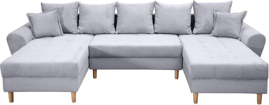 COLLECTION AB Zithoek Raisa U-vorm met vering kussens en stiksels in het zitgebied - Foto 6